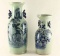 Lot of 2 Tall Chinese Vases