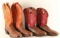 Two Pairs Cowboy Boots