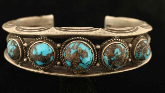 Turquoise & Sterling Silver Bracelet