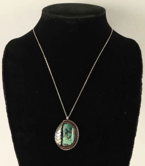 Sterling & Turquoise Pendant