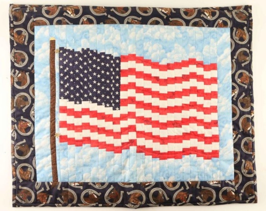 Quilted American Flag Decorator