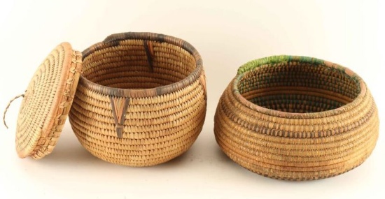 Lot of 2 Southwest Baskets