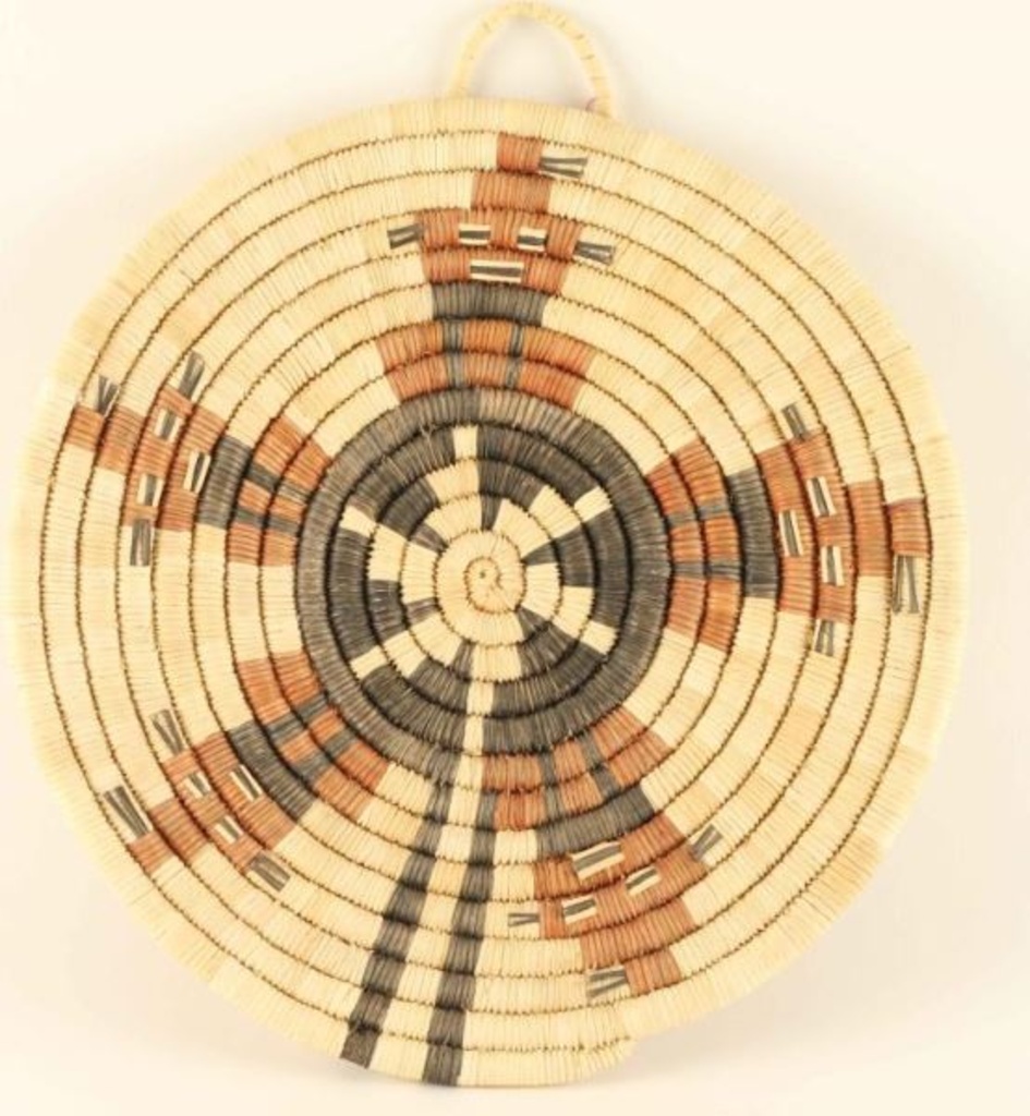 Hopi coiled plaque