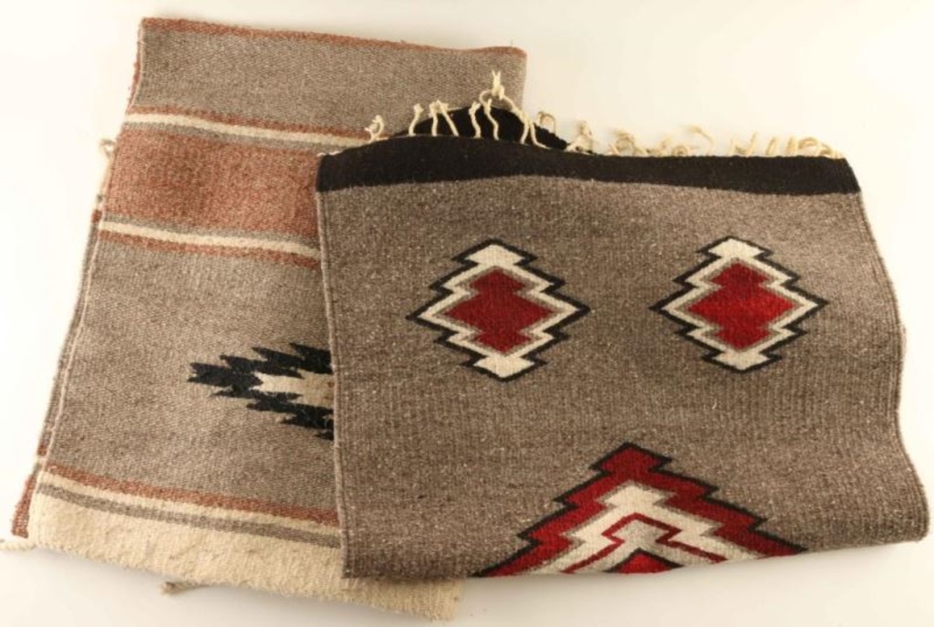 Lot of 2 Mexican Rugs