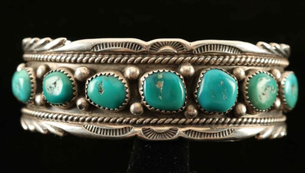 Sterling & Sleeping Beauty Turquoise Bracelet