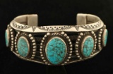 Sterling Silver & Turquoise Cuff