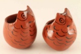 Lot of 2 Maricopa Pottery Owls