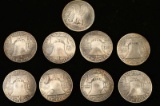 Walking Liberty & Ben Franklin Half Dollar Buttons