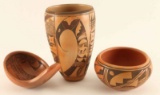 Vintage Hopi Pottery Set of 3