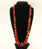 Amber Beaded Necklace