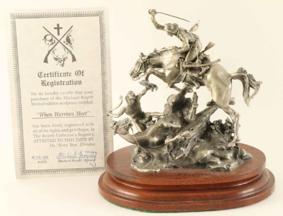 Limited Edition Chilmark Pewter Statue