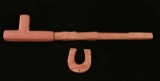 Lot of 2 Sioux Carved Catlanite Items