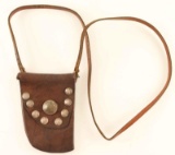 Leather Bag with Liberty Dime Accents