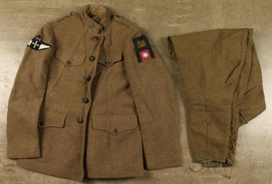 Enlisted Jacket with Patches & Trousers