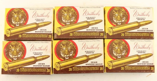 120rds of Weatherby .300W.M.