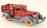 Early Cast Iron Stake Truck Toy