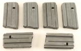 Lot of 6 Colt AR-15 Mags