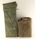 Large Ammo Can & US Military Gas Can