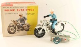Vintage Police Auto Cycle Toy