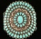 Large Zuni Old Pawn Cluster Cuff