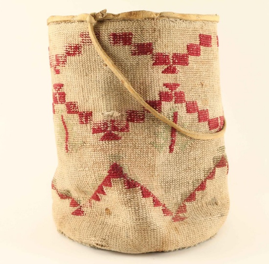 Plains Indian Corn Husk Bag