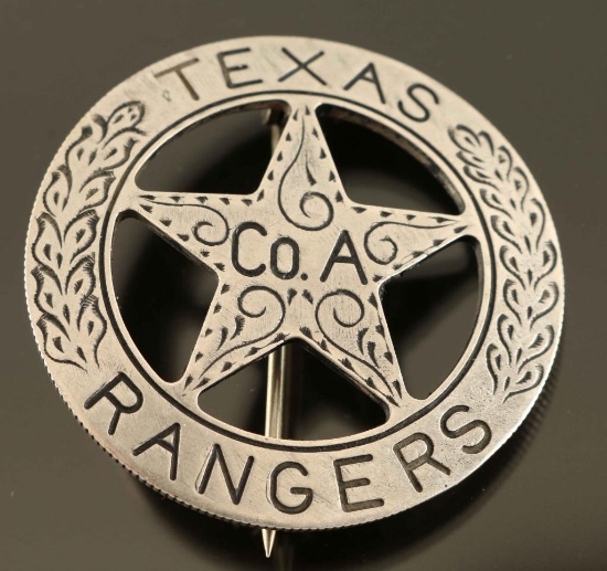 Old West Texas Rangers Company A Cowboy Era Law