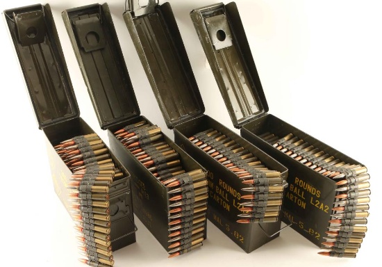 Large Lot of 8mm Linked Ammo
