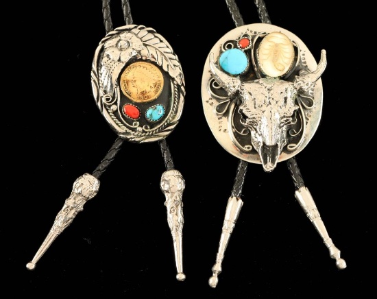 Lot of two Bolo Ties