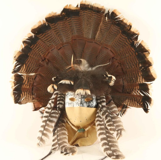 Turkey Feather Spirit Mask