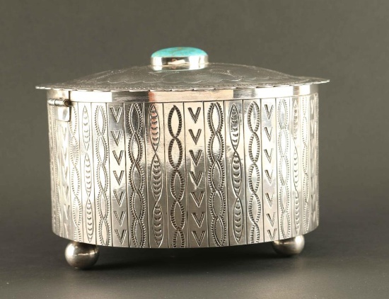 Navajo Sterling Silver Box