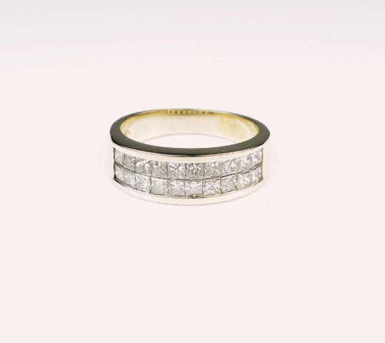 Radiant Princess Cut Diamond Ring