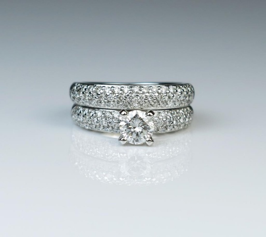 Beautiful Contemporary Diamond Engagement &