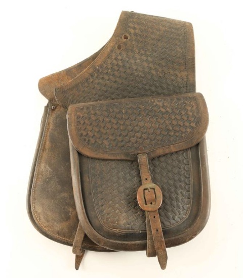 Fred Mueller Tooled Saddle Bags