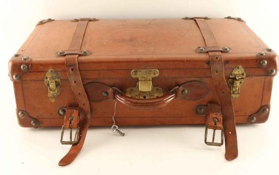 Visalia Leather Suitcase