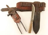Cartridge Belt, knife, Fencing Tool