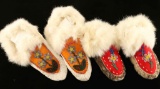 2 Pairs Northwest Coast Moccasins