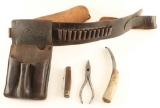 JW Gibson Cartridge Belt & Fence Tools