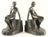 Pair of Art Deco Bronze Bookends