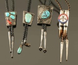 Lot of 4 Bolo Ties