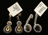 Two Pairs of Designer Earrings