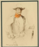 Print of John Wayne by Earl Mac Pherson