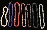 Lot of 7 Trade Bead Necklaces