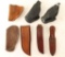 Assortment of Leather Sheaths