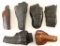 Lot of 6 Cowboy Style Holsters