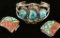 Sterling Silver & Turquoise Jewelry Lot
