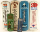 Large Lot of Misc Vintage Thermometer Advertisers