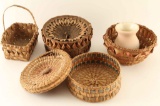 Lot of 4 Small Baskets