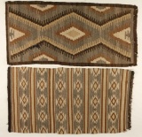 Lot of 2 All Natural Navajo Weavings