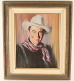 Fine Art Giclee of John Wayne by Harland Young
