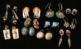 Lot of Sterling Silver Earrings